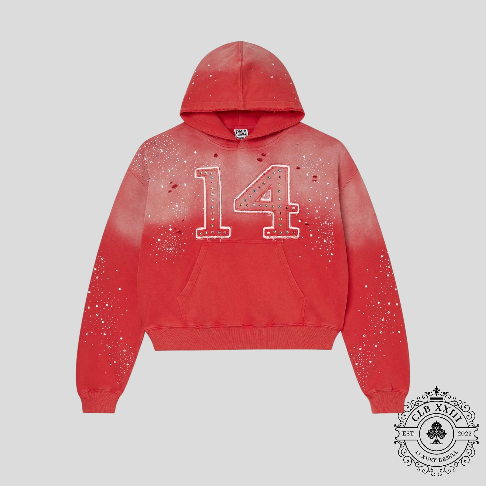 Vale Forever 14 Patch Bling Pullover in Red