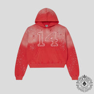Vale Forever 14 Patch Bling Pullover in Red