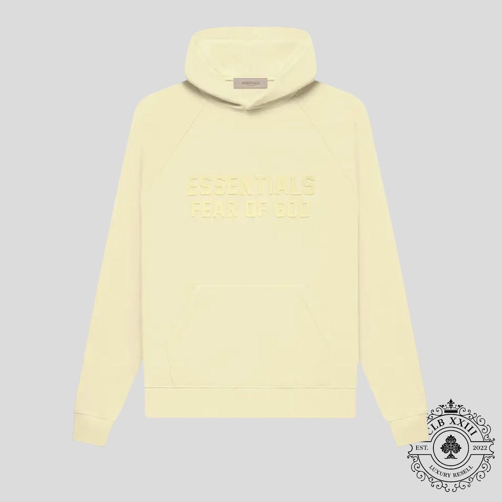 Fear of God Essentials Hoodie in Canary