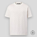 Louis Vuitton Monogram Fil Coupe Cotton T-Shirt in Milky White