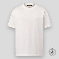 Louis Vuitton Monogram Fil Coupe Cotton T-Shirt in Milky White