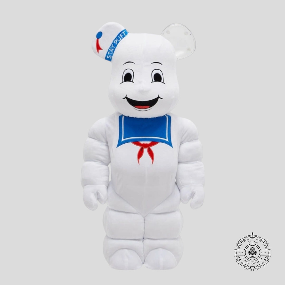 Bearbrick x Ghostbusters Stay Puft Marshmallow Man Costume Version 1000%