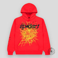 Sp5der P*NK V2 Hoodie in Red