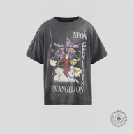 Saint Michael Neon Genesis Tee in Black
