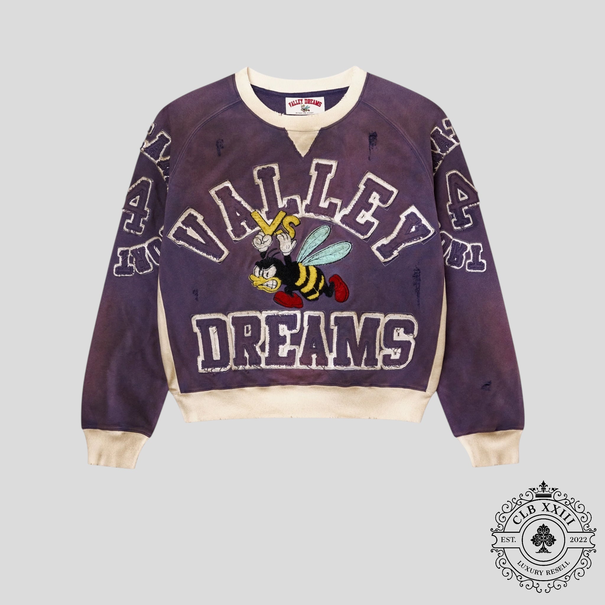 Vale Insignia Crewneck in Purple