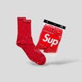 Supreme Hanes Crew Socks in Red 1-pair