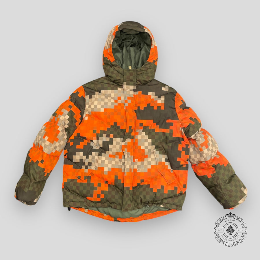 Louis Vuitton Orange Damoflage Puffer Jacket — authenticated Louis Vuitton at CLB XXIII