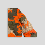 Louis Vuitton Orange Damoflage Puffer Jacket