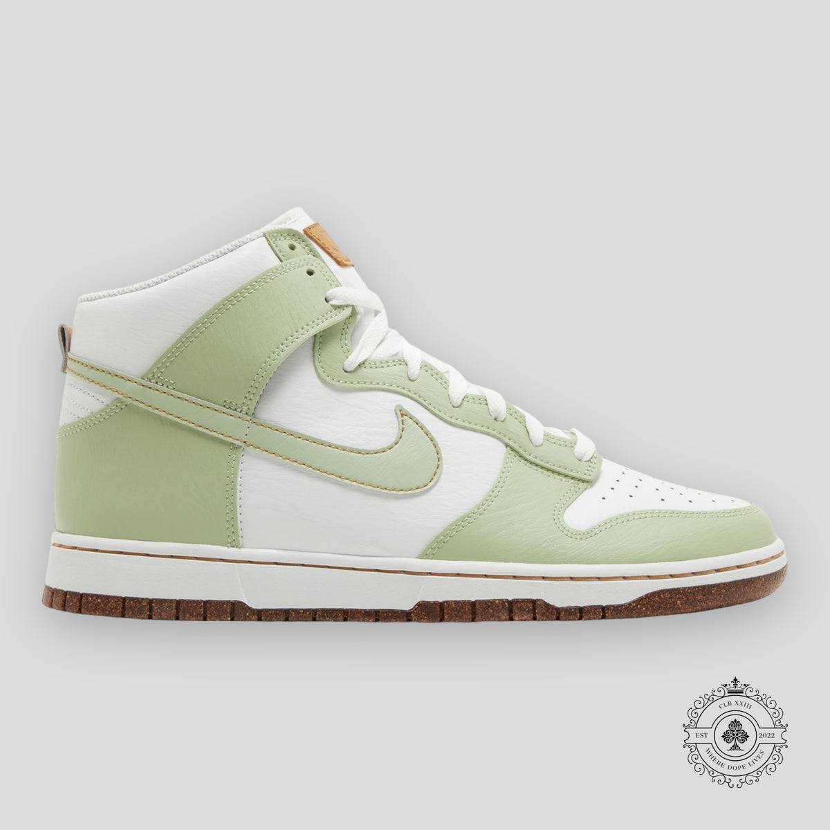 Nike Dunk High SE Inspected By Swoosh Honeydew