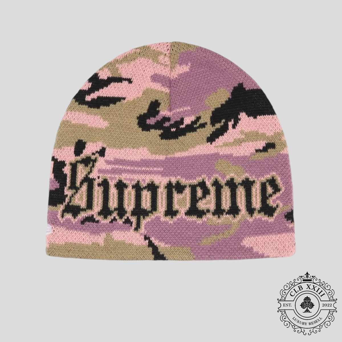 Supreme Chicago White Sox New Era Beanie in Pink Camo