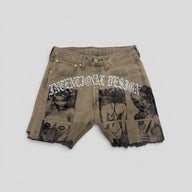 Intentional Design Jean Shorts in Tan