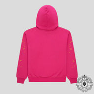 Sp5der Angel Number Hoodie in Pink