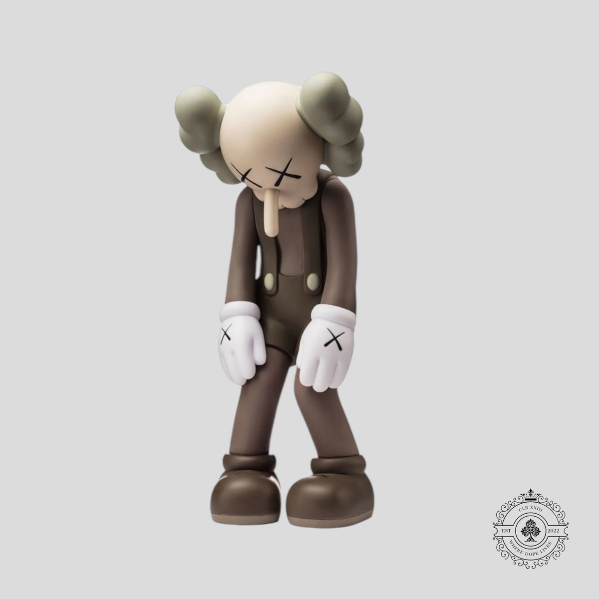 KAWS VINYL FIGURE "SMALL LIE - BROWN"