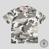 Supreme Washed S/S Top in Snow Camo