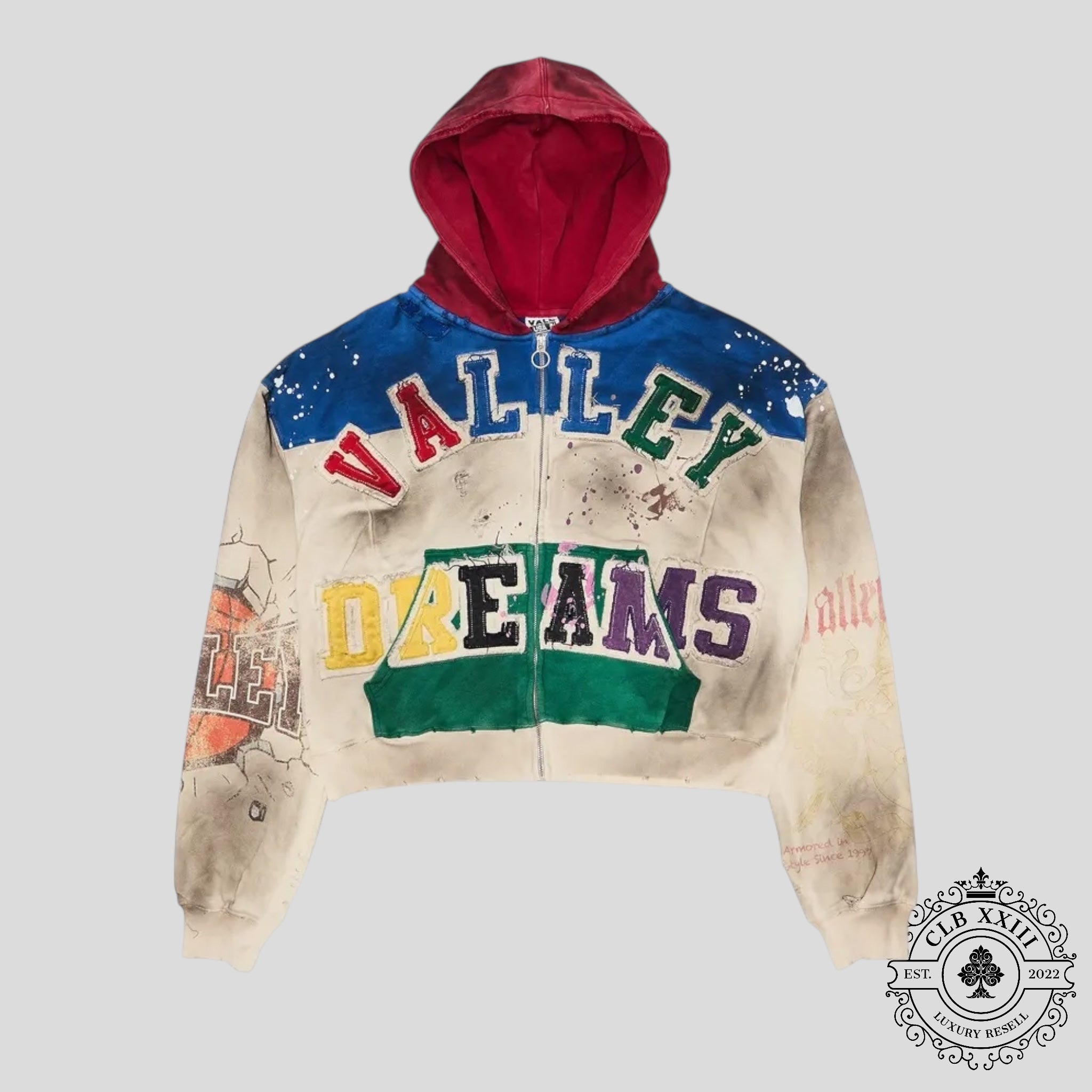 Vale Wonderland Zip Up Hoodie in Multicolor