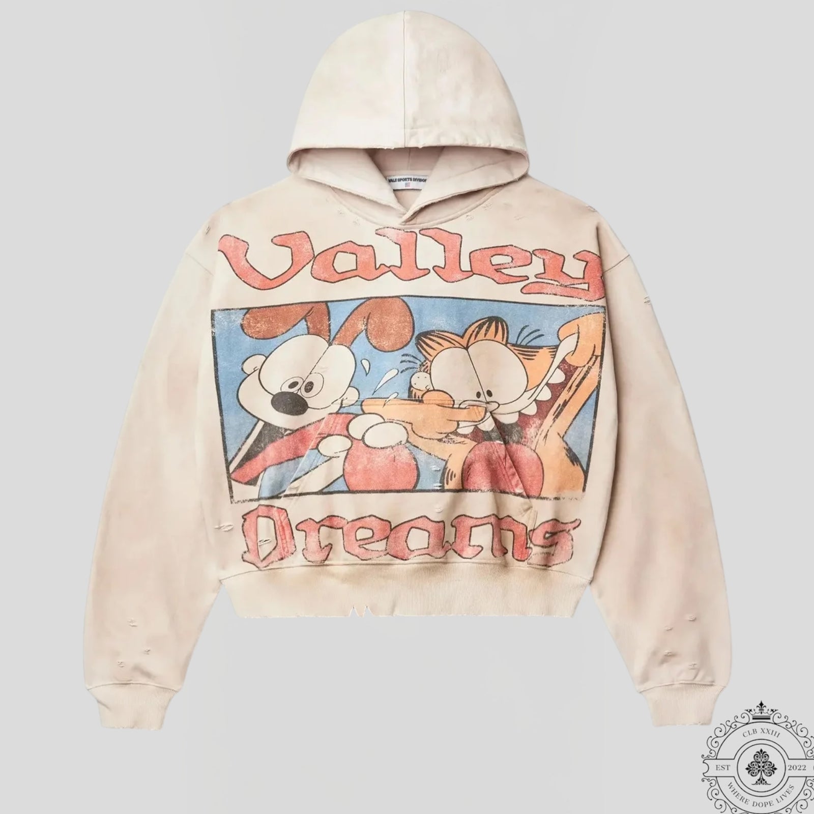 Vale Sunday Pullover Hoodie in Tan
