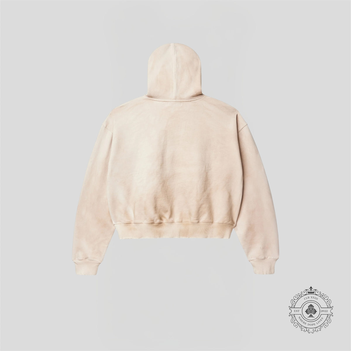 Vale Sunday Pullover Hoodie in Tan