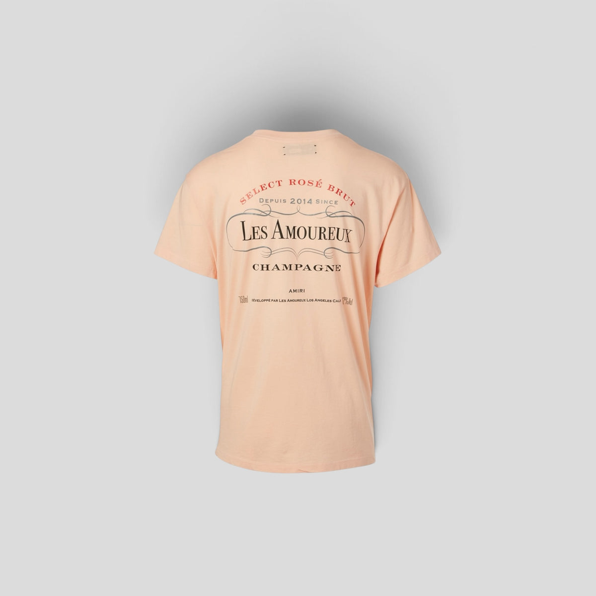 Amiri Les Amoureux Tee in Pink