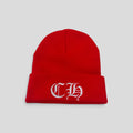 Chrome Hearts CH Logo Beanie in Red