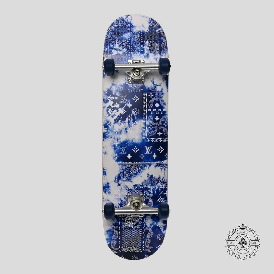 Louis Vuitton Bandanna Skate Deck in Blue — authenticated Louis Vuitton at CLB XXIII