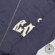 Godspeed OG Logo Zip Up Hoodie V2 in Navy