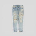 Amiri Lunar New Year Thrasher Jeans in Clay Indigo