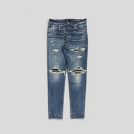 Amiri MX1 Suede Jeans in Deep Classic Wash