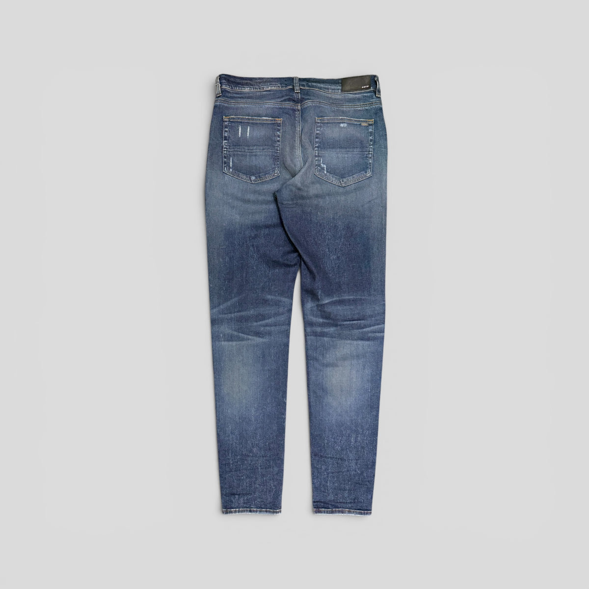 Amiri MX1 Suede Jeans in Deep Classic Wash