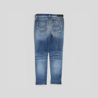 Amiri Quilted Leather Animation Jean in Classic Deep Indigo