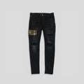 Amiri Core Applique Jeans in Aged Black