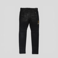 Amiri Core Applique Jeans in Aged Black