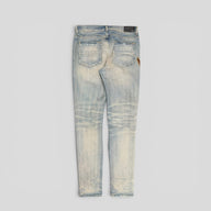 Amiri Biker Patch Jeans in Clay/Indigo