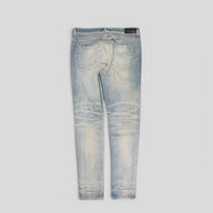 Amiri Cherub Print Jeans in Clay Indigo