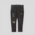 Amiri Palm Tree Patch Jeans in Black