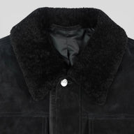 Dior Black Suede Jacket in Black