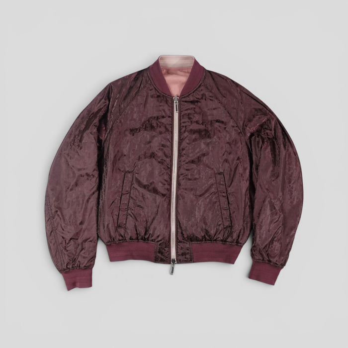 Dior Reversible Bomber Jacket in Metal Pink