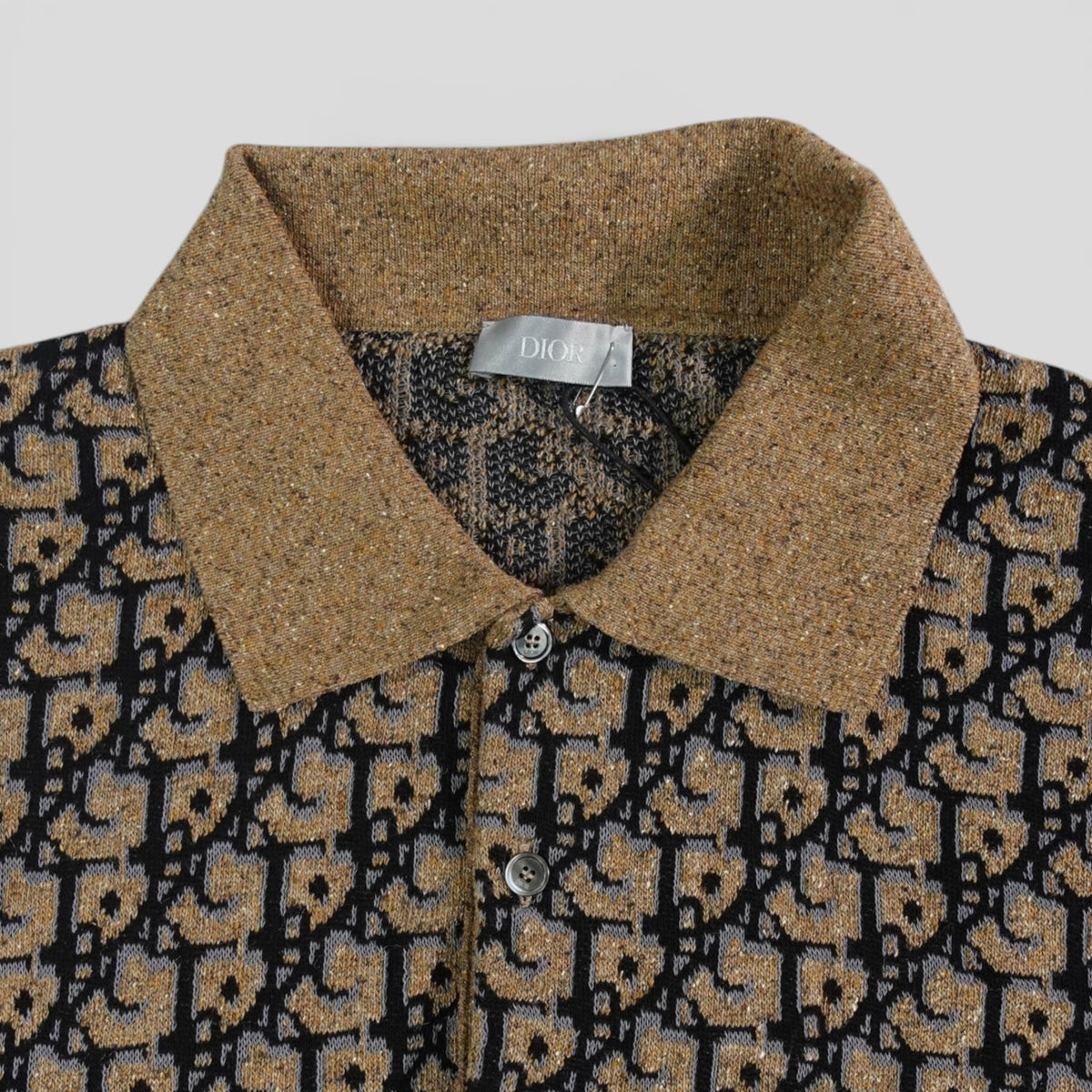 Dior X Cactus Jack Oblique Polo in Beige