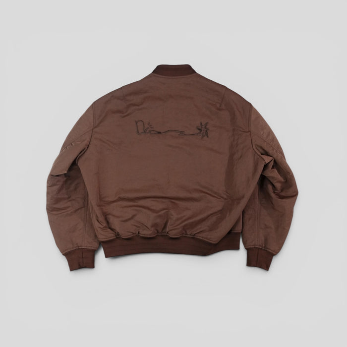 DIOR CACTUS JACK FW22 BOMBER JACKET - BROWN