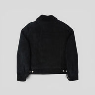 Dior Black Suede Jacket in Black