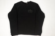 Chrome Hearts Cemetery Cross Seven-11 Crewneck in Black