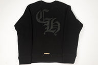 Chrome Hearts Cemetery Cross Seven-11 Crewneck in Black
