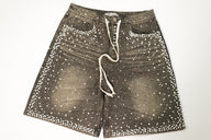 Vale Rainstorm Jorts in Mid Wash