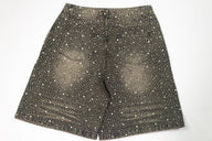 Vale Rainstorm Jorts in Mid Wash