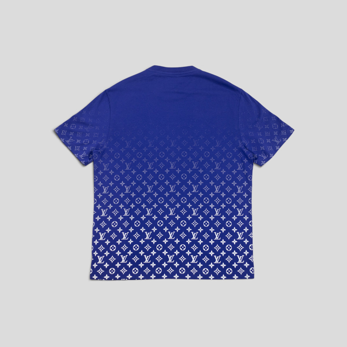 LOUIS VUITTON MONOGRAM DEGRADE T-SHIRT - BLUE/WHITE