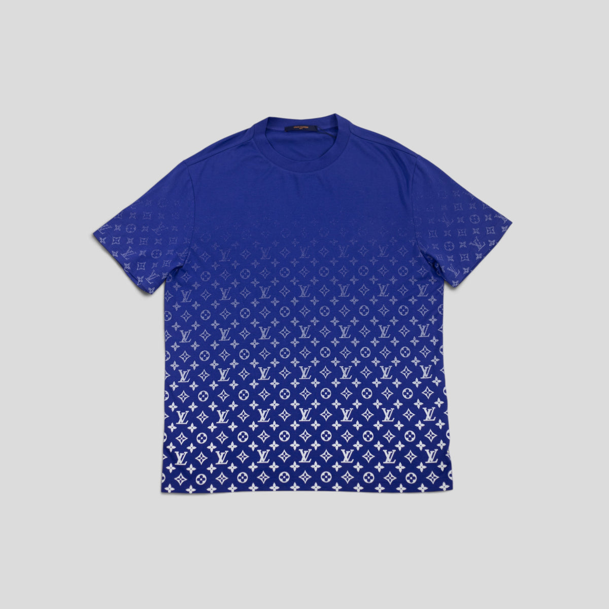 LOUIS VUITTON MONOGRAM DEGRADE T-SHIRT - BLUE/WHITE