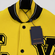 LOUIS VUITTON SS22 VARSITY JACKET - YELLOW/BLACK