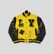 LOUIS VUITTON SS22 VARSITY JACKET - YELLOW/BLACK