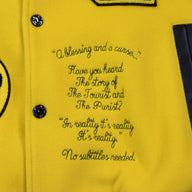 LOUIS VUITTON SS22 VARSITY JACKET - YELLOW/BLACK