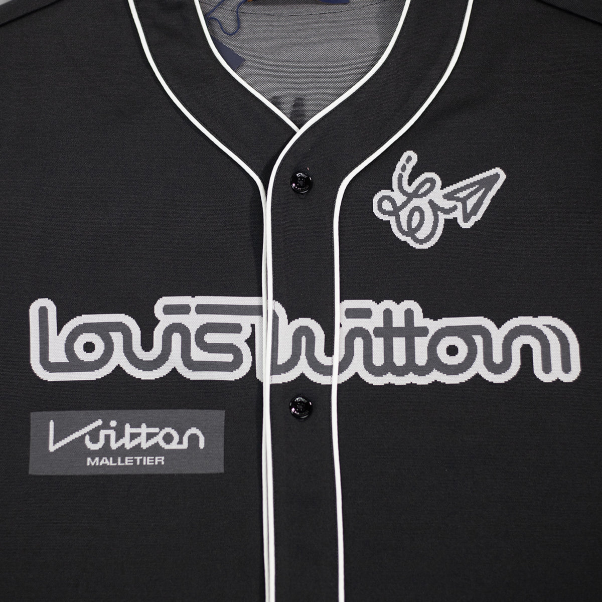 Louis Vuitton Baseball Shirt in Black