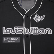 Louis Vuitton Baseball Shirt in Black